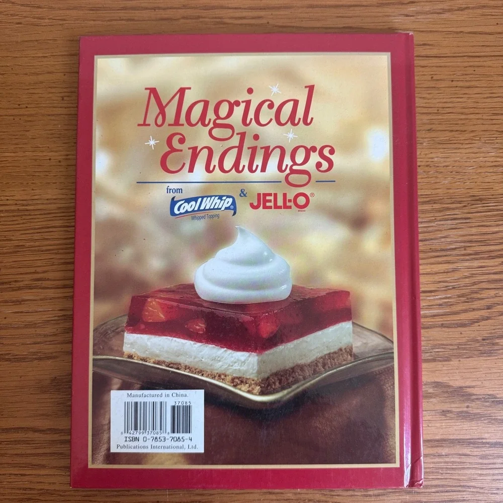 Magical Endings Cool Whip‎ & Jell-O Dessert Cookbook Hardcover 2002